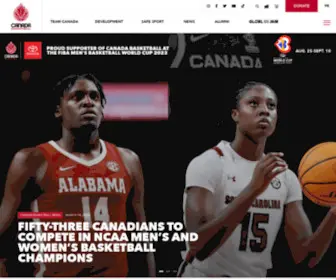 Basketball.ca(Canada Basketball) Screenshot