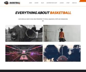 Basketball.org(Your complete guide to Basketball) Screenshot