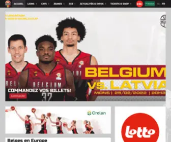 Basketballbelgium.be(Basketball Belgium) Screenshot