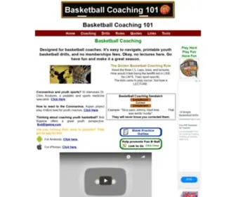 Basketballcoaching101.com(Basketball Coaching 101) Screenshot