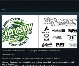 Basketballexplosion.com(Pella Basketball Explosion Tournament) Screenshot