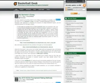 Basketballgeek.com(Basketball Geek) Screenshot