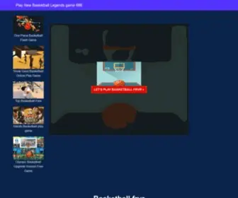 Basketballlegends666.net(Play New Basketball Legends game 666) Screenshot