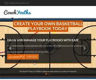 Basketballplaybookdesigner.com(Basketball playbook designer) Screenshot