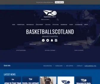 Basketballscotland.co.uk(Basketball Scotland) Screenshot