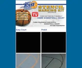 Basketballstencil.com(1Basketball Court Stencil) Screenshot