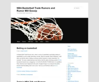 Basketballtraderumors.com(NBA Basketball Trade Rumors and Rumor Mill Gossip) Screenshot