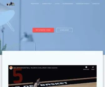 Basketballvalenciachallenge.com(Basketball tournament in Valencia) Screenshot