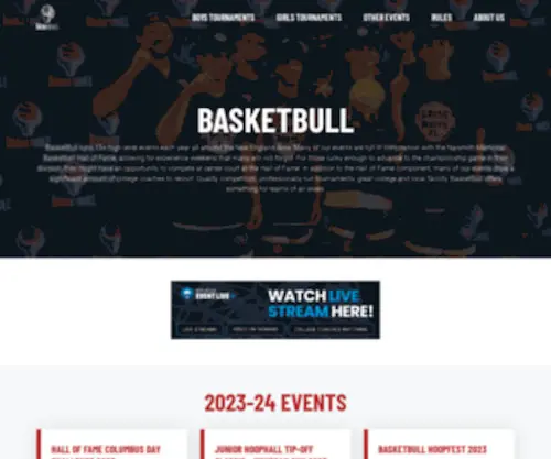 Basketbull.org(A Hall of Fame Affliate) Screenshot