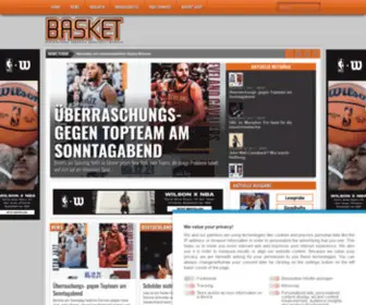 Basket.de(Deutschlands größtes Basketball) Screenshot