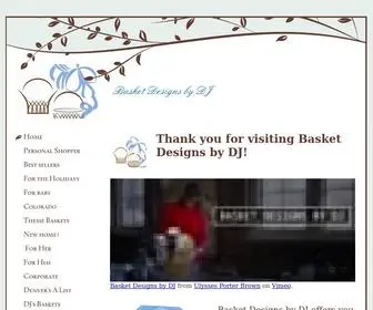 Basketdesignsbydj.com(Basket Designs by DJ) Screenshot