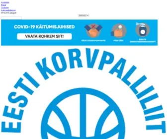 Basket.ee(Eesti Korvpalliliit) Screenshot