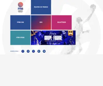 Basketfrance.com(Fédération Française de basket) Screenshot