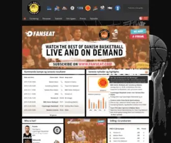 Basketligaen.dk(Bedste basketball i Danmark) Screenshot