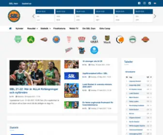 Basketligandam.se(Svenska Basketligan Dam) Screenshot