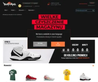 Basketmania.pl(OVHcloud accompagne votre évolution grâce au meilleur des infrastructures web) Screenshot