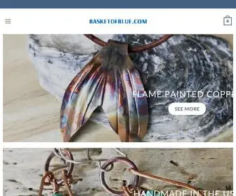 Basketofblue.com(Handmade in USA) Screenshot