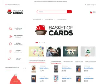 Basketofcards.com(Basket of Cards) Screenshot