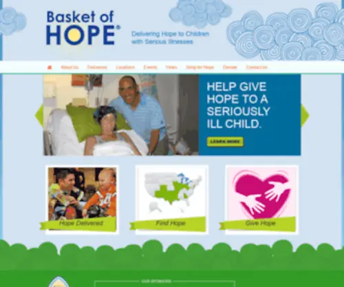 Basketofhope.org(Basket of Hope) Screenshot