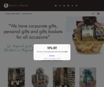 Baskets-N-Beyond.com(NJ Gift Baskets for all occasions) Screenshot