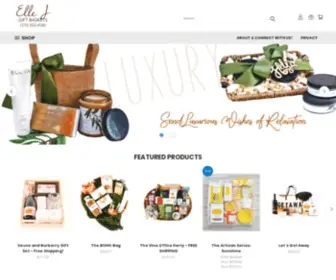 Basketsbyellej.com(Gift Baskets by Elle J) Screenshot