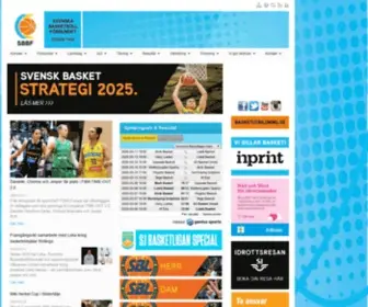 Basket.se(Svenska Basketbollförbundet) Screenshot