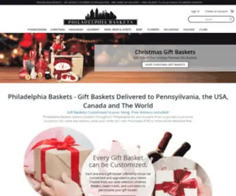 Basketsphiladelphia.com(Philadelphia Gift Baskets) Screenshot