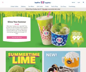 Baskinrobbins.com(Baskin-Robbins) Screenshot