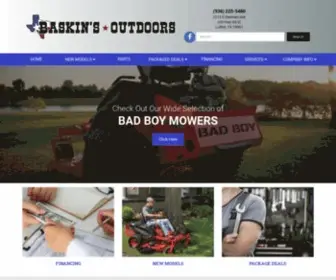 Baskinsoutdoors.com(Home Lufkin Lufkin) Screenshot