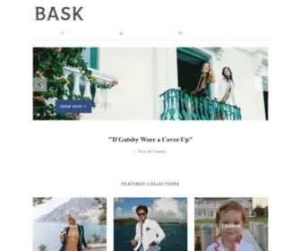 Basknyc.com(BASK Poolside Supply Co) Screenshot