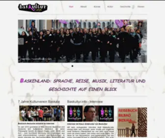 Baskultur.info(Start) Screenshot