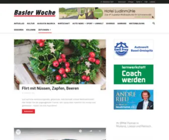 Baslerwoche.ch(Basler Woche) Screenshot