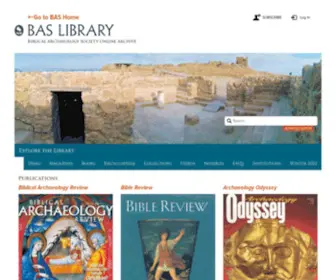Baslibrary.org(The BAS Library) Screenshot
