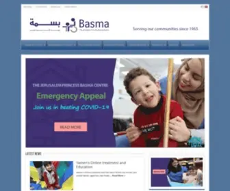 Basma-Centre.org(The Jerusalem Princess Basma Centre) Screenshot