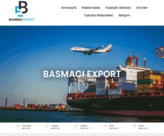 Basmaciexport.com(Basmacı Export) Screenshot