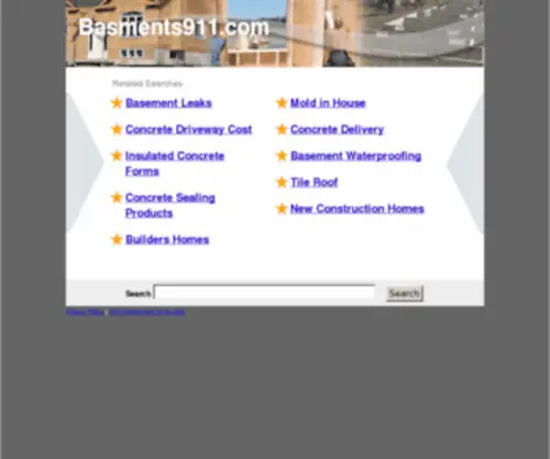 Basments911.com(BASMENTS 911) Screenshot