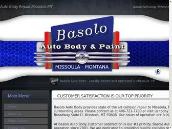 Basoloautobody.com(Basolo Auto Body & Paint) Screenshot