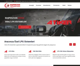 Baspehlivanotogaz.com(Başpehlivan Oto Gaz Dönüşüm Sistemleri) Screenshot