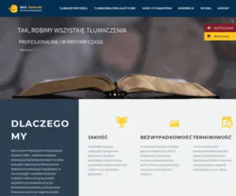 Bas.pl(Centrum Tłumaczeń Profesjonalnych) Screenshot