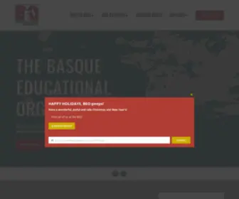 Basqueeducational.org(Basque Educational Organization) Screenshot