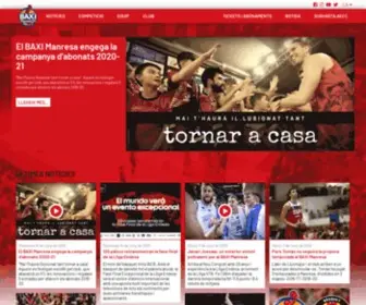 Basquetmanresa.com(Basquet Manresa) Screenshot
