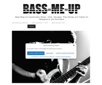 Bass-ME-UP.de(Bass lernen mit kostenlosen Noten) Screenshot