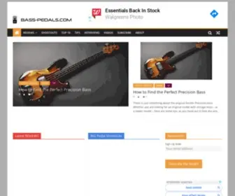 Bass-Pedals.com(This space) Screenshot