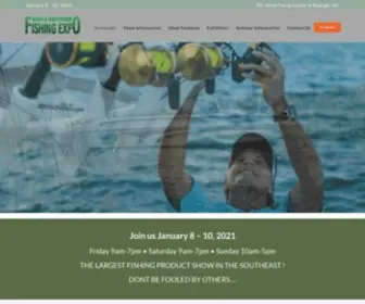 Bassandsaltwaterfishingexpo.com(Raleigh, NC) Screenshot