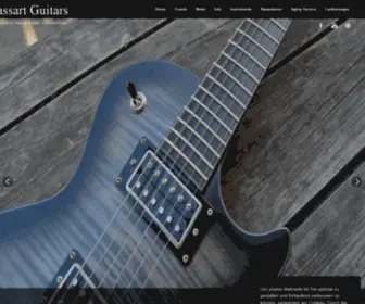 Bassartguitars.de(Bassart Guitars Handmade Guitars since 1996) Screenshot