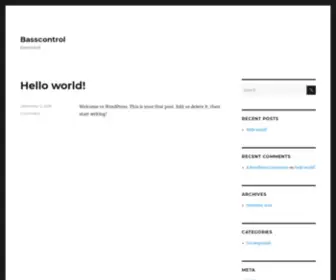 Basscontrol.com(Chicago) Screenshot