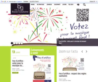 Basse-Goulaine.fr(Ville de Basse) Screenshot