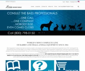 Bassequipment.com(Bass Equipment Company) Screenshot