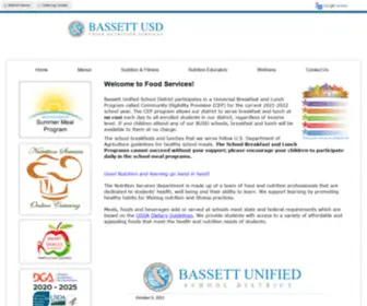 Bassettcafe.org(School Nutrition and Fitness) Screenshot
