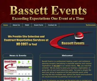 Bassettevents.com(Bassett Events) Screenshot